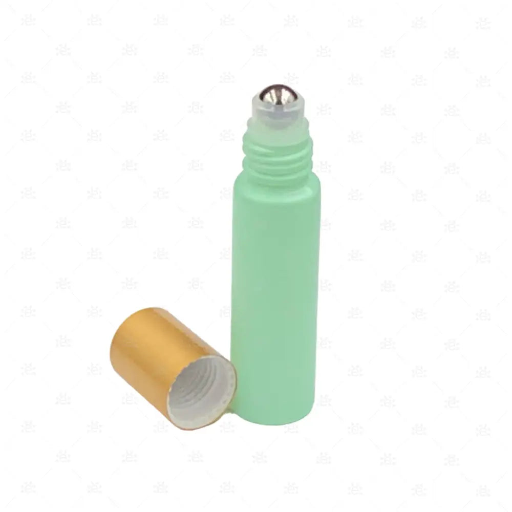 10Ml Matter Roller Mint Mit Goldenem Metall Deckel & Stahlkugeleinsatz Einzel Glass Bottle