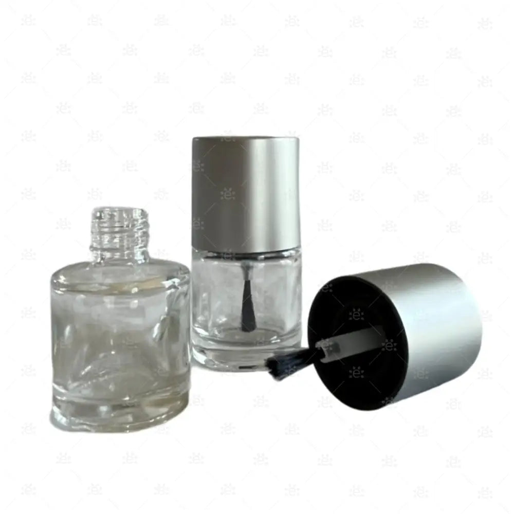 10Ml Pinselgläsli Mit Silbernem Kunststoffdeckel - Einzel Glass Jars