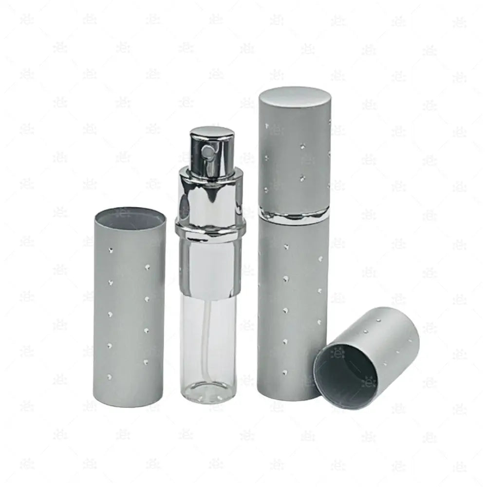 10Ml Spray Silber Mit Punkten Einzel Glass Bottle