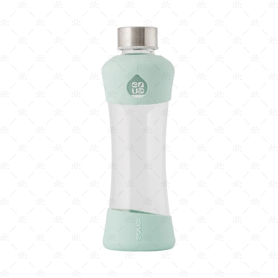 Trinkflasche, Equa Squeeze Active Mint, 550ml, Borosilikatglas