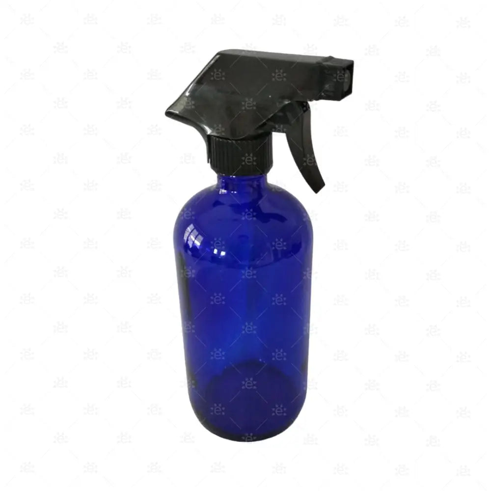 500Ml Blauglas Flasche Mit Spray Einzel -