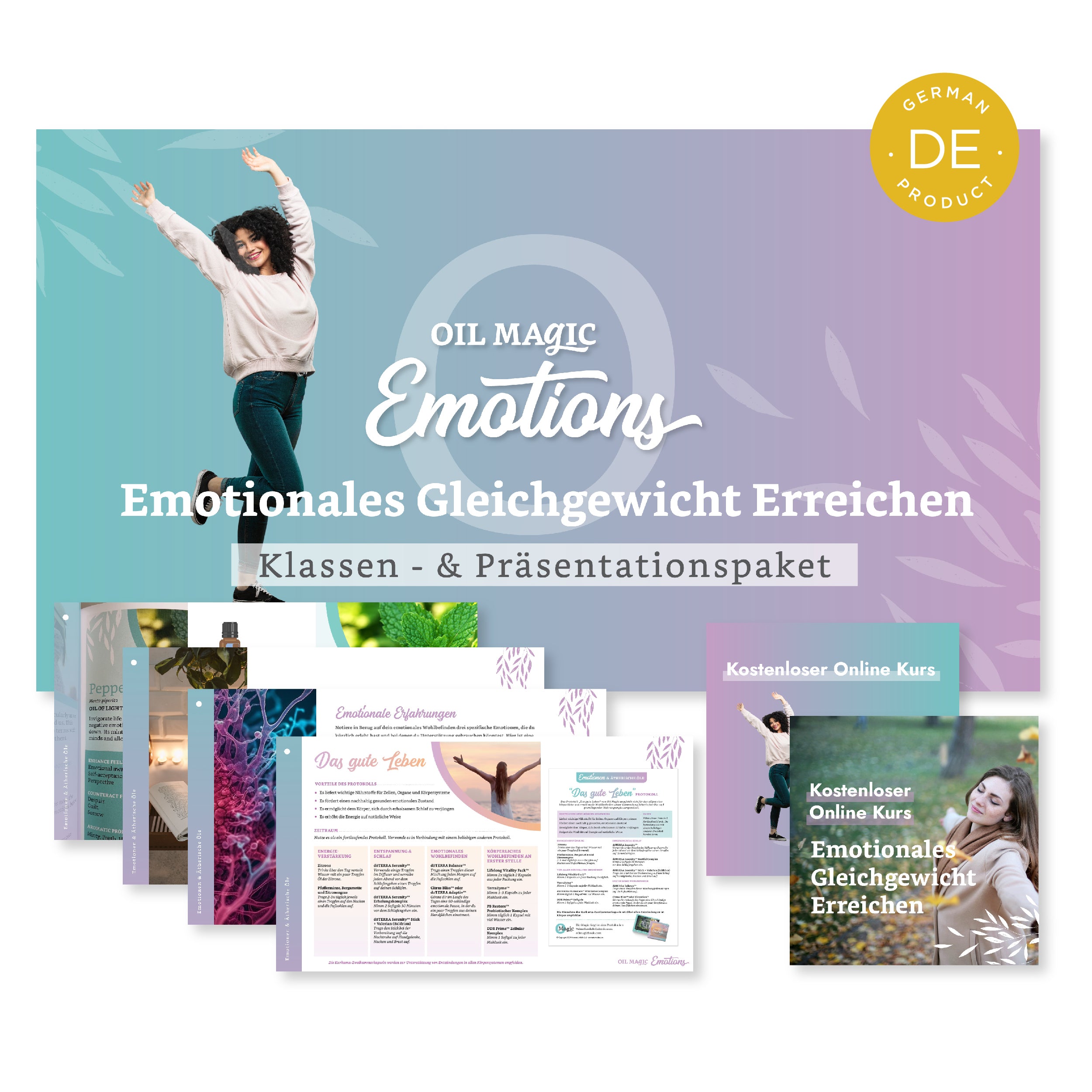 Oil Magic Emotions: Präsentation & Unterrichtspaket - Deutsch