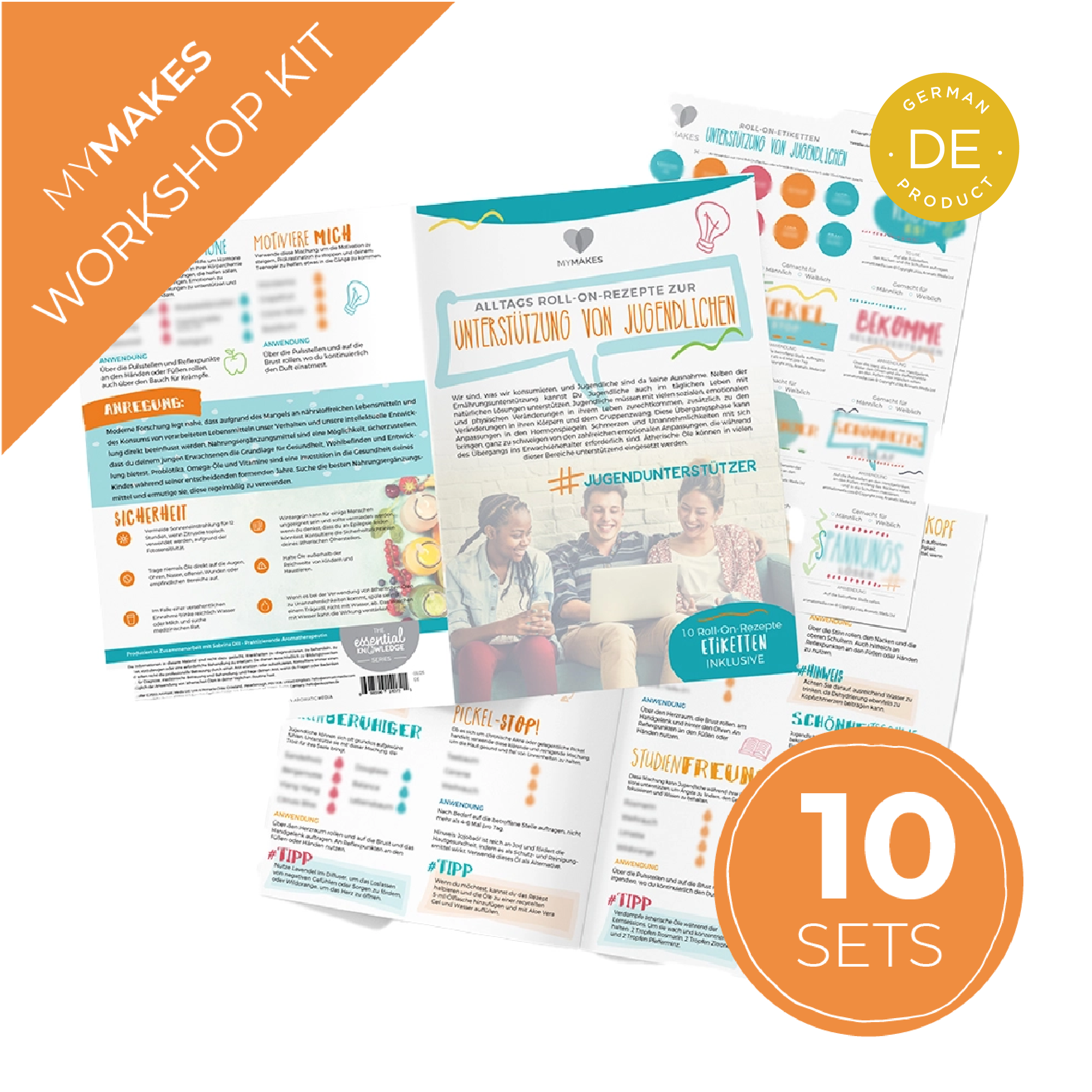 MyMakes "Unterstüzung von Jugendlichen", (Make & Take Workshop 10er Set) - deutsch