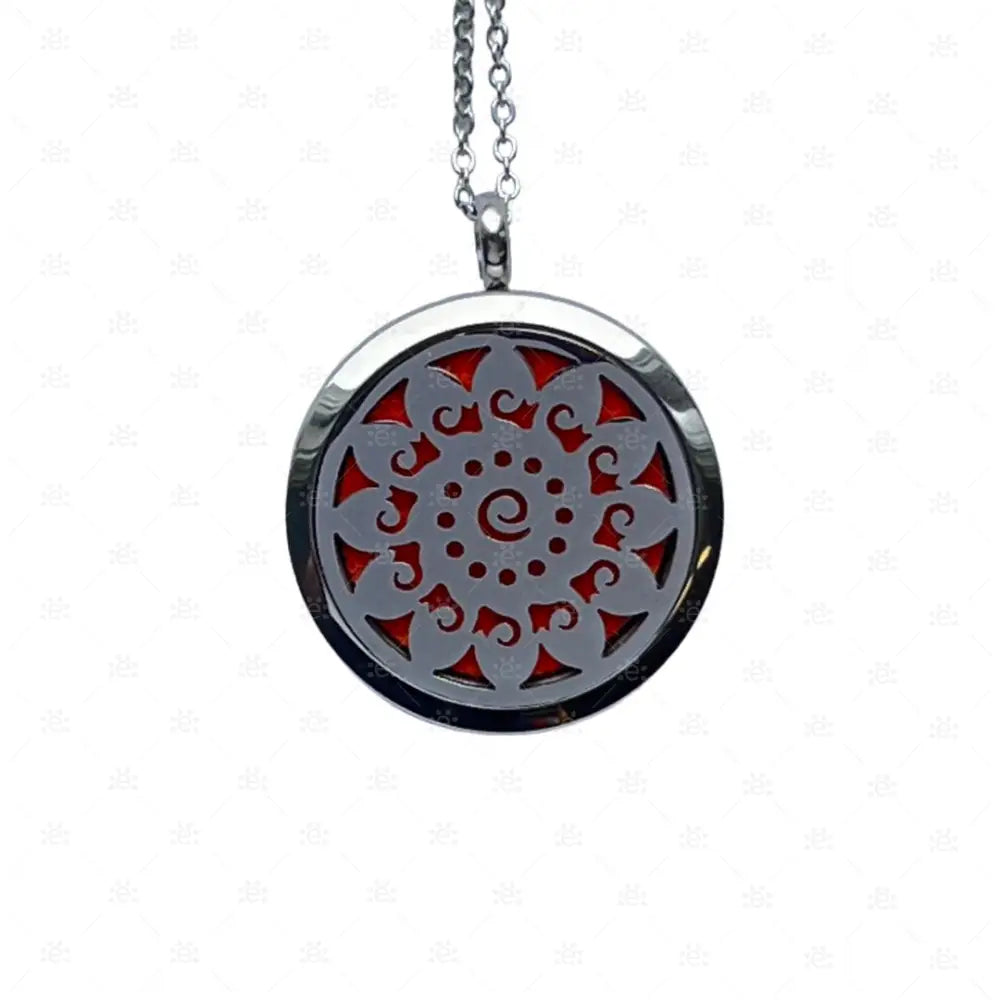 Amulett ’Blume’ Mit Kette Jewellery