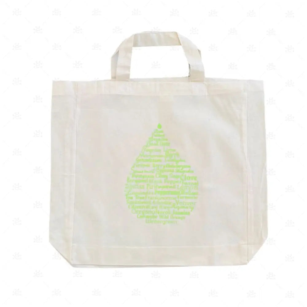 Baumwolltasche Natur Druck Lime