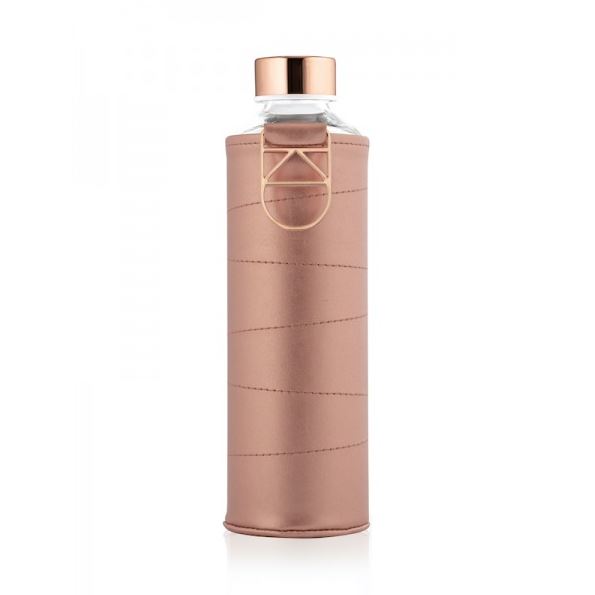 Trinkflasche, Equa Mismatch Bronze, 750ml, Borosilikatglas