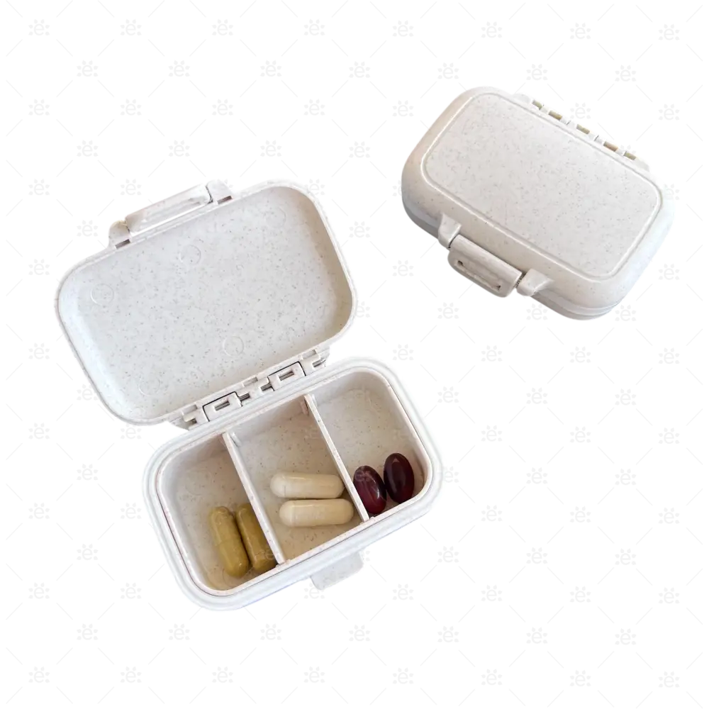 Mini Organizer Nahrungsergänzung beige melange