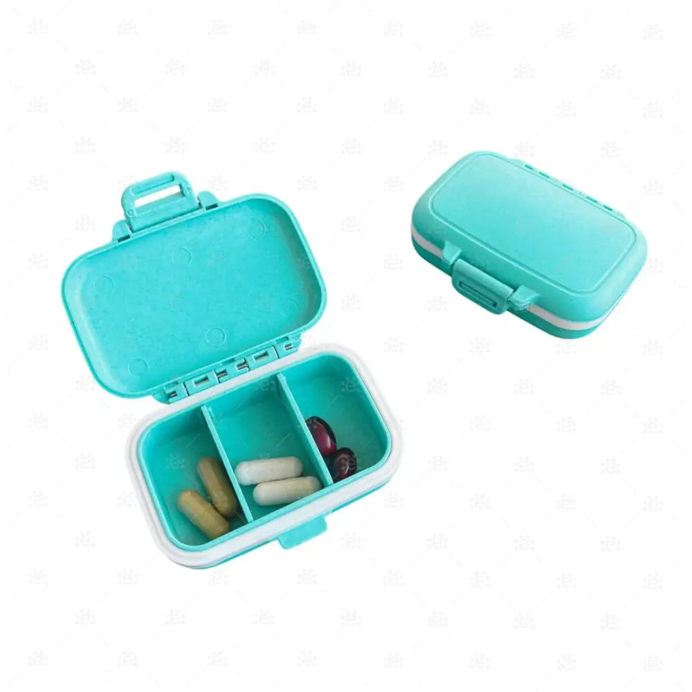 Mini Organizer Nahrungsergänzung hellgrün melange