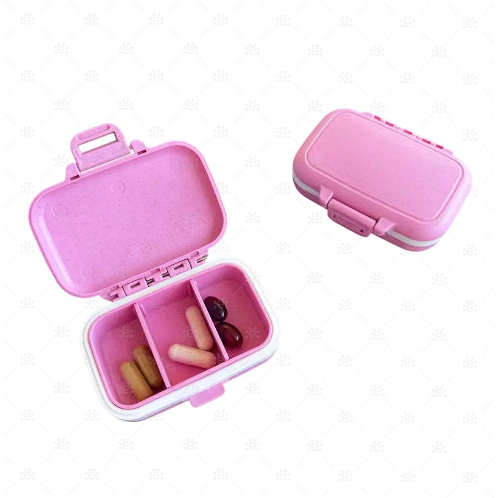 Mini Organizer Nahrungsergänzung rosa melange