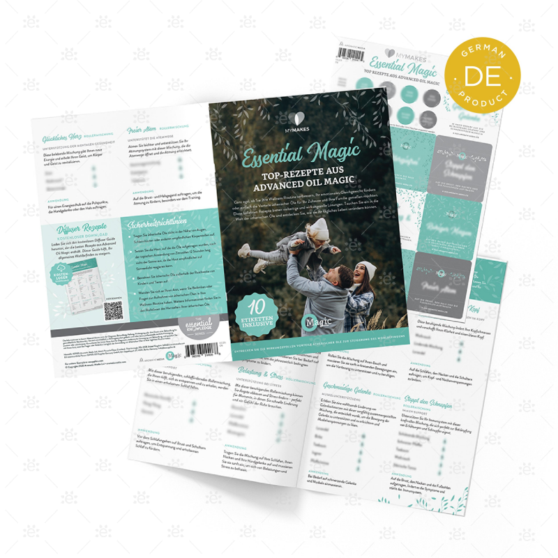 MyMakes: Essential Oil Magic - Top Recipes (Single Set) - GERMAN Brochure