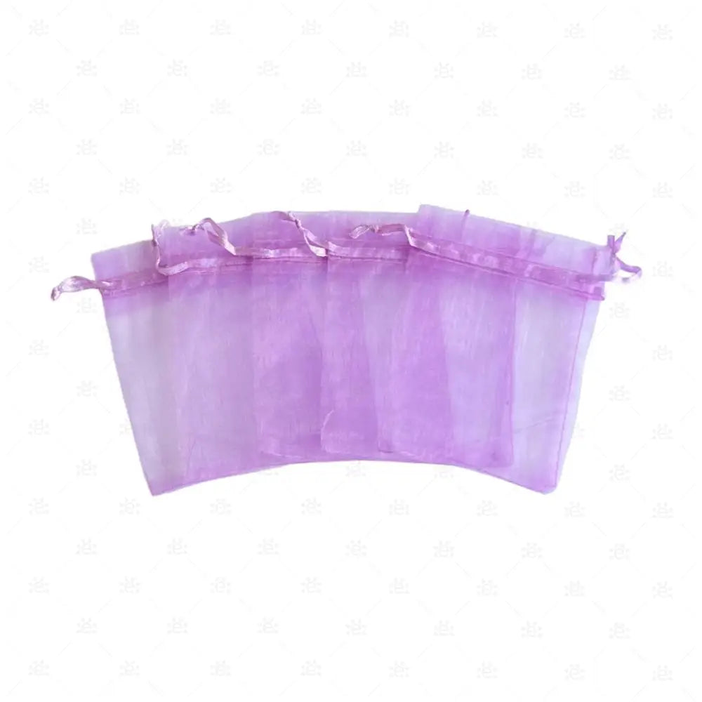 Organzasäckli 9 x 12cm flieder (5er Pack)