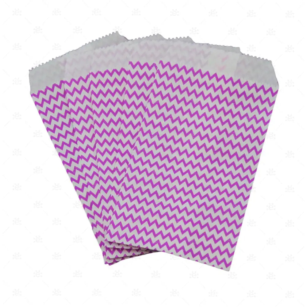 Papiersäckli beere Zickzack 5 x 15cm (5er Pack)