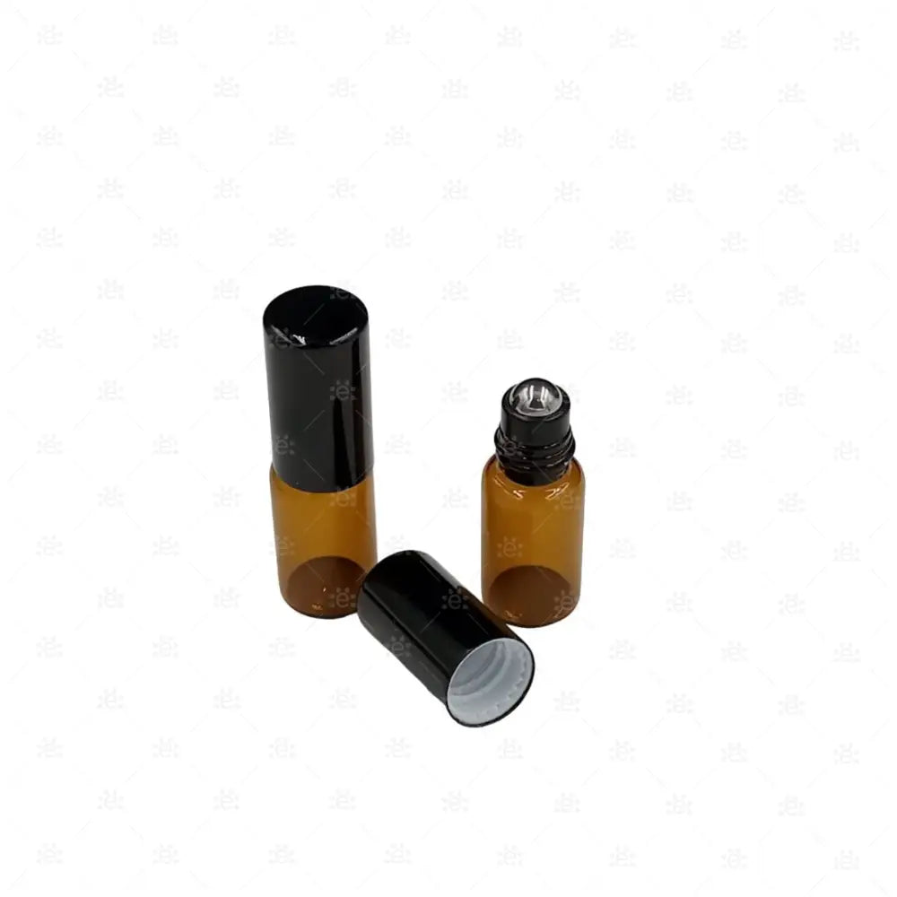 3Ml Roller Braunglas Leicht Stahlkugel Einzel Glass Bottle