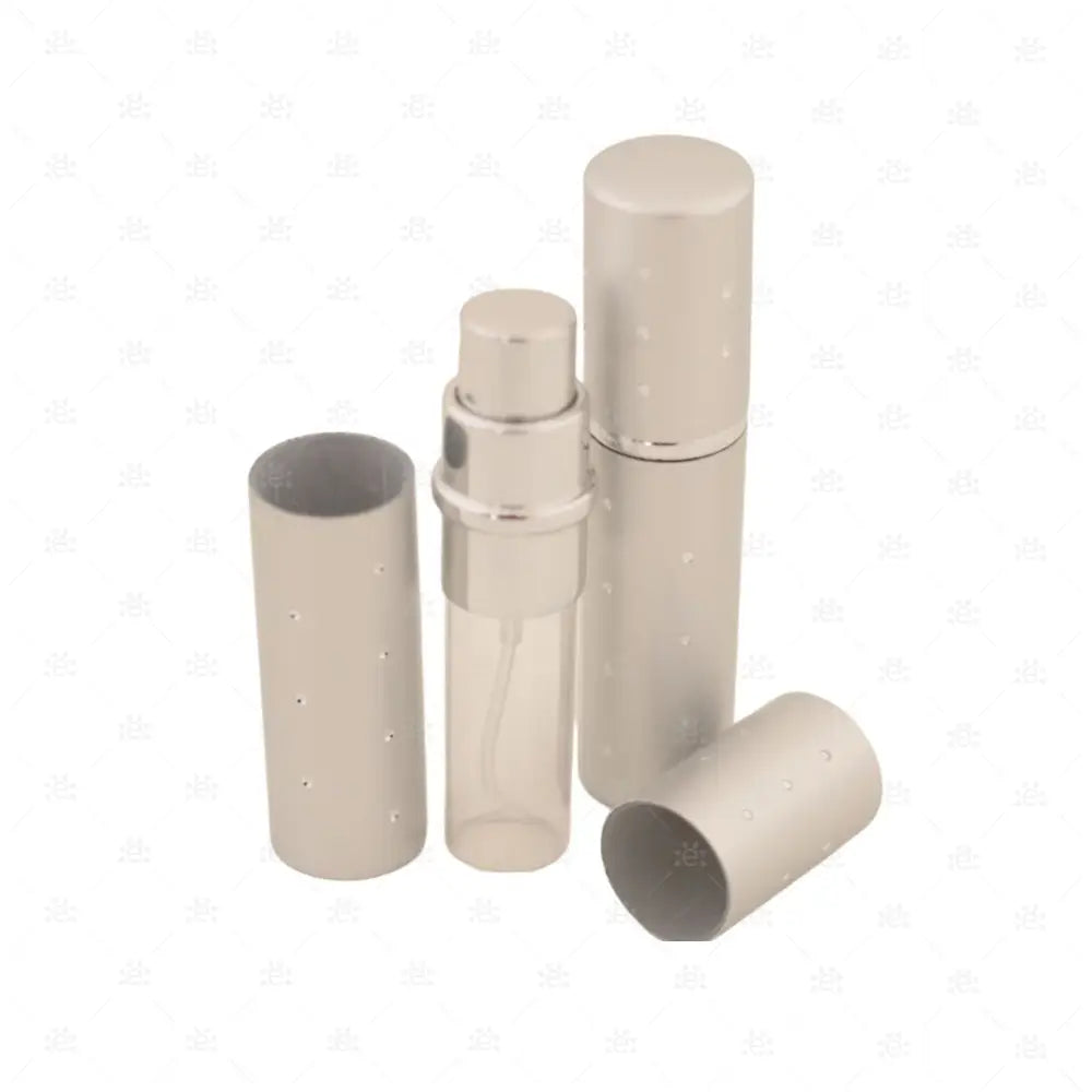 Spray 5ml silber mit Punkten einzel Glass Spray Bottle