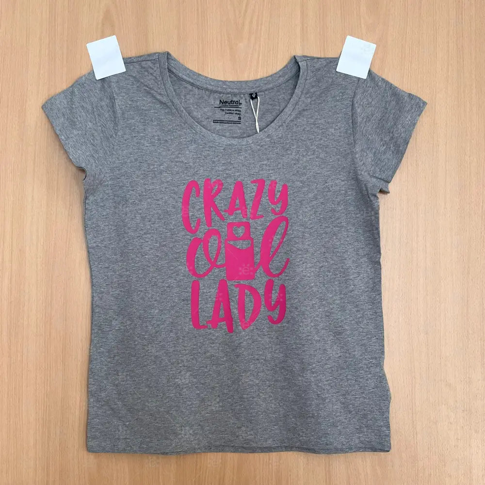 T-Shirt Neutral loose fit grau Grösse XL ’Crazy’