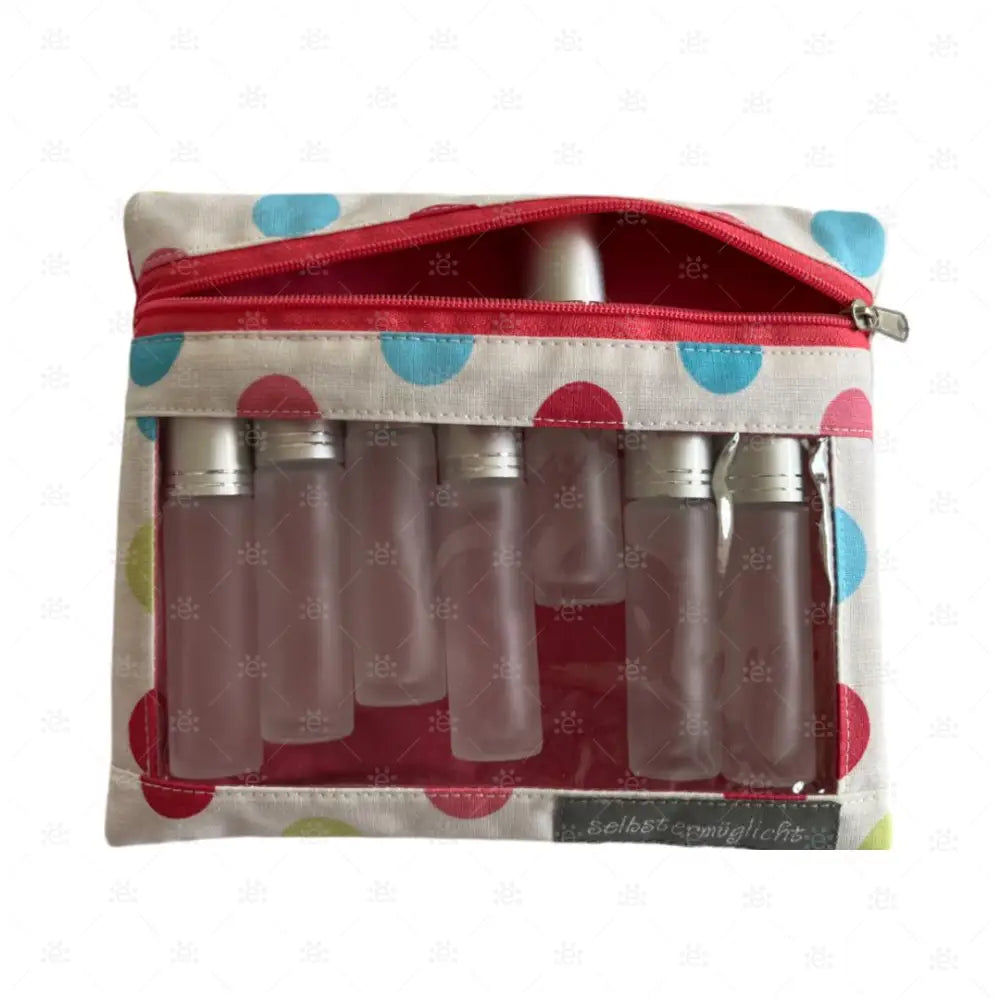 Tasche mit Sichtfenster bunte Punkte Cases & Displays