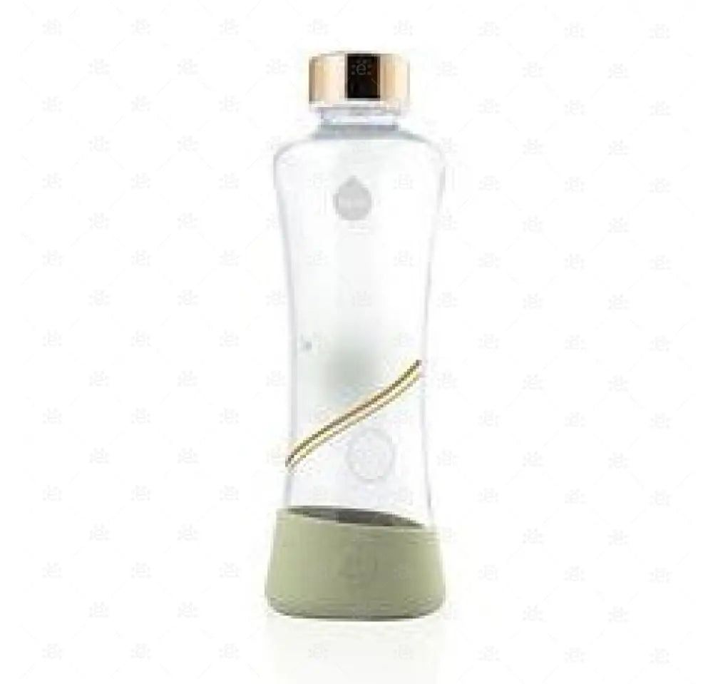 Trinkflasche Equa Metallic Gold 550ml Borosilikatglas