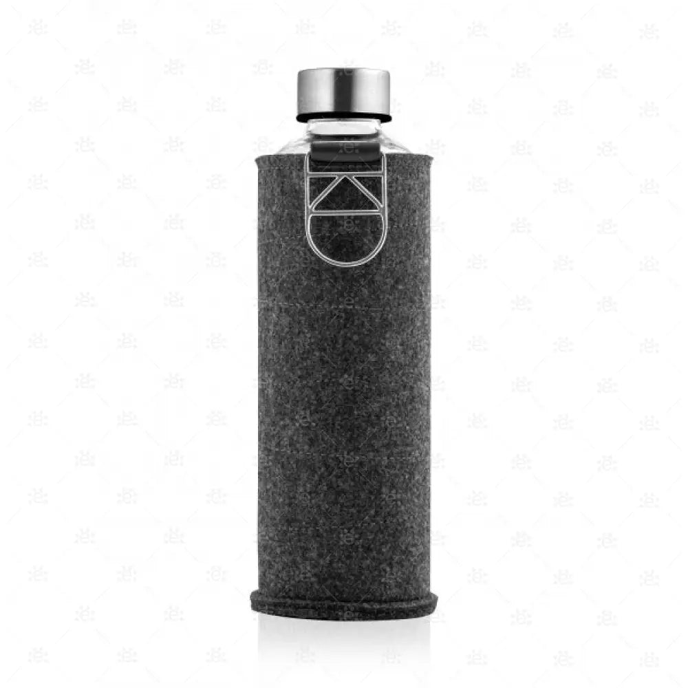 Trinkflasche Equa Mismatch Silver 750ml Borosilikatglas