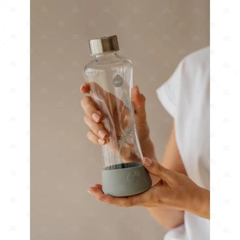 Trinkflasche Equa Squeeze Feather 550ml Borosilikatglas