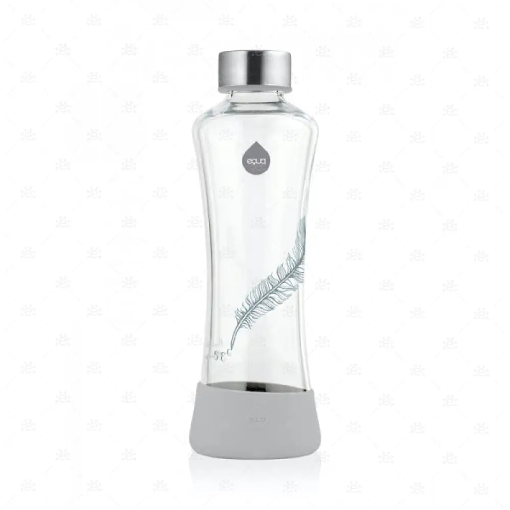 Trinkflasche Equa Squeeze Feather 550ml Borosilikatglas